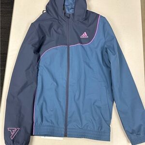 adidas Big Kids' Trae Young Jacket-Navy size Large